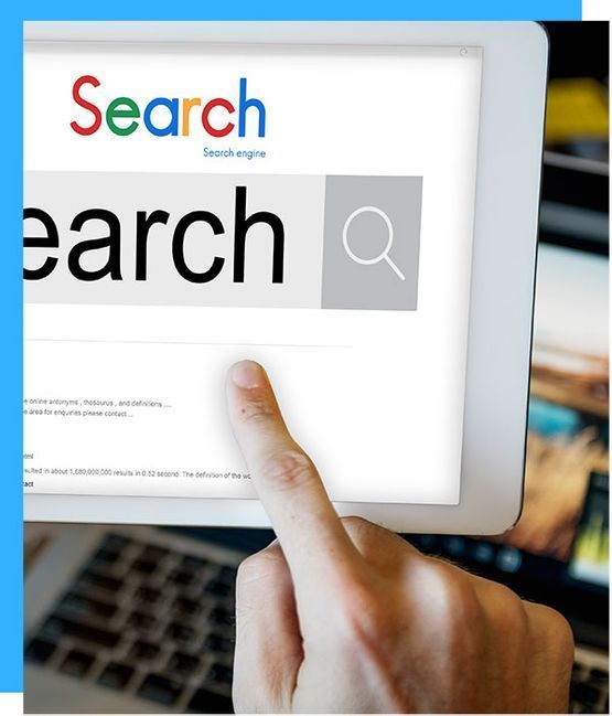 Analytics dashboard tracking search box queries and user clicks